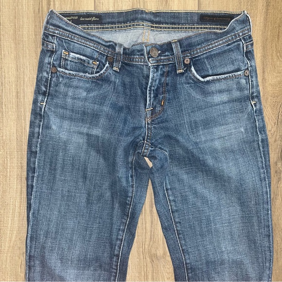 Citizens of Humanity Jerome Dahan Ingrid #002 Low Waist Flare Jeans 26 Y2K Retro - Picture 4 of 15